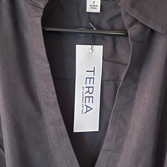 #49 - Black Draped Crossover Maxi Long Sleeve Dress. Brand New with Tag. - Picture 4 of 10